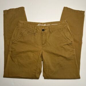 2/$20 EDDIE BAUER Legend Wash Boyfriend Relaxed Fit Pants Women's Size 4
